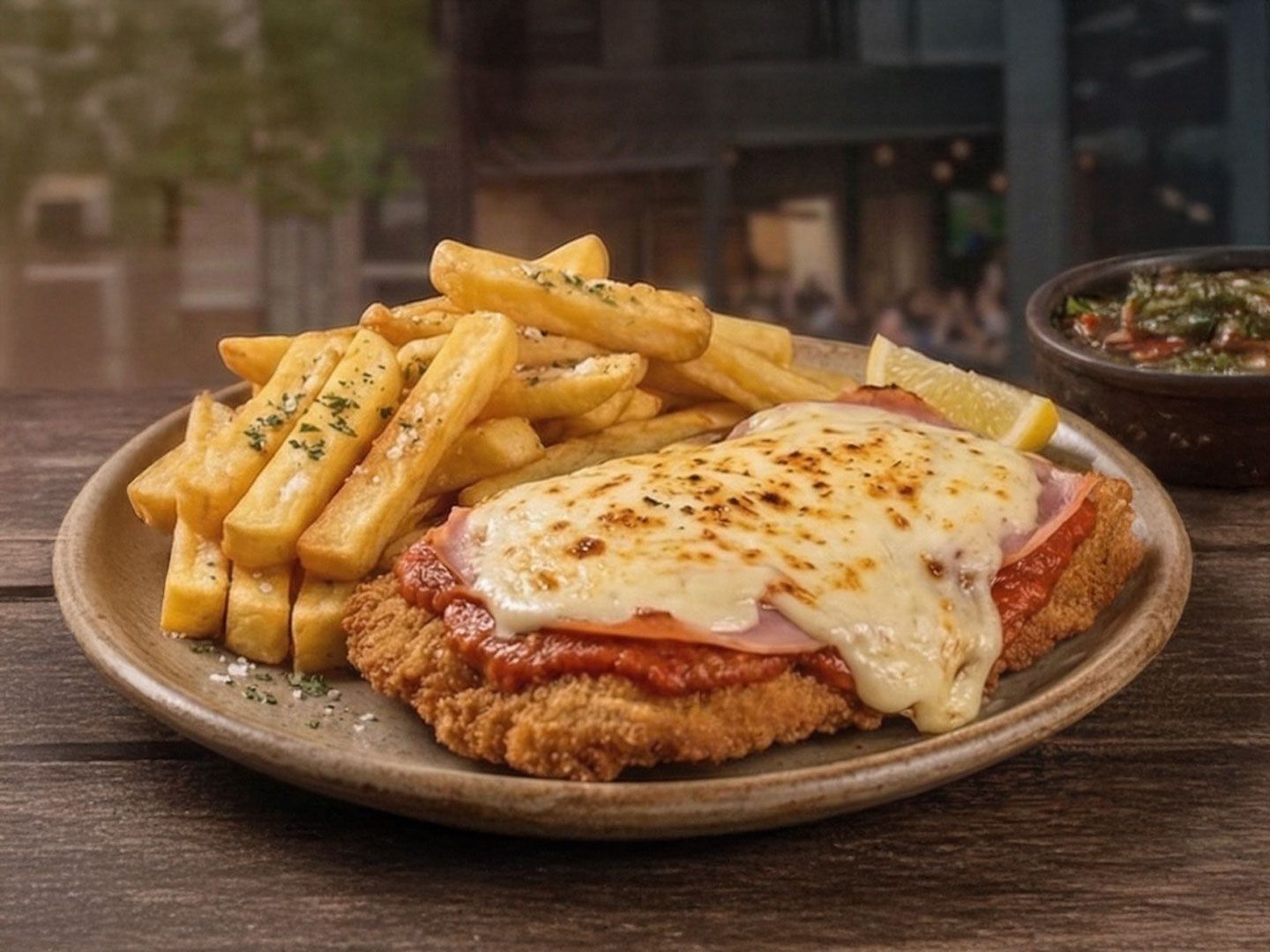 Milanesas a la pizza