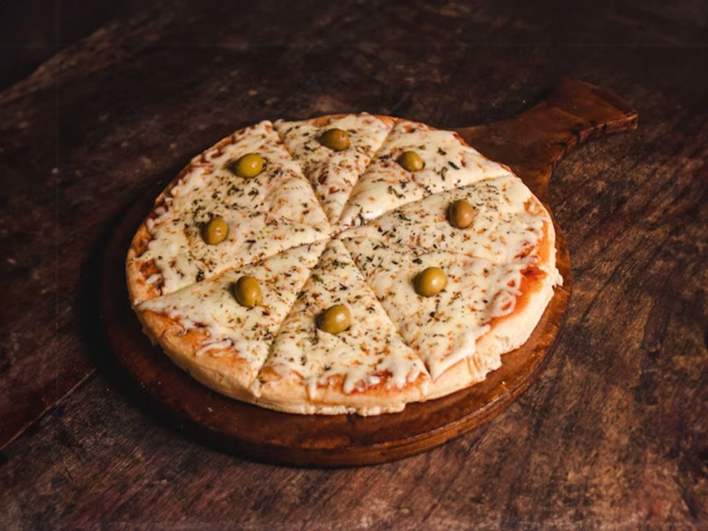 Pizza de mozzarella (4p) -