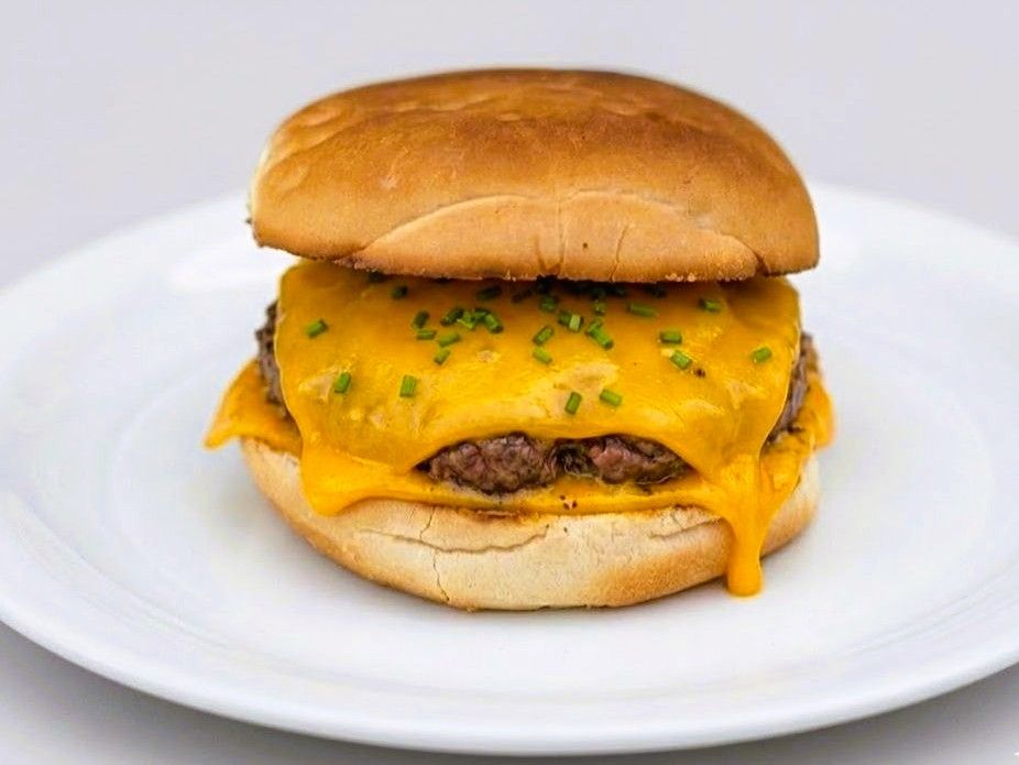 Hamburguesa con cheddar.