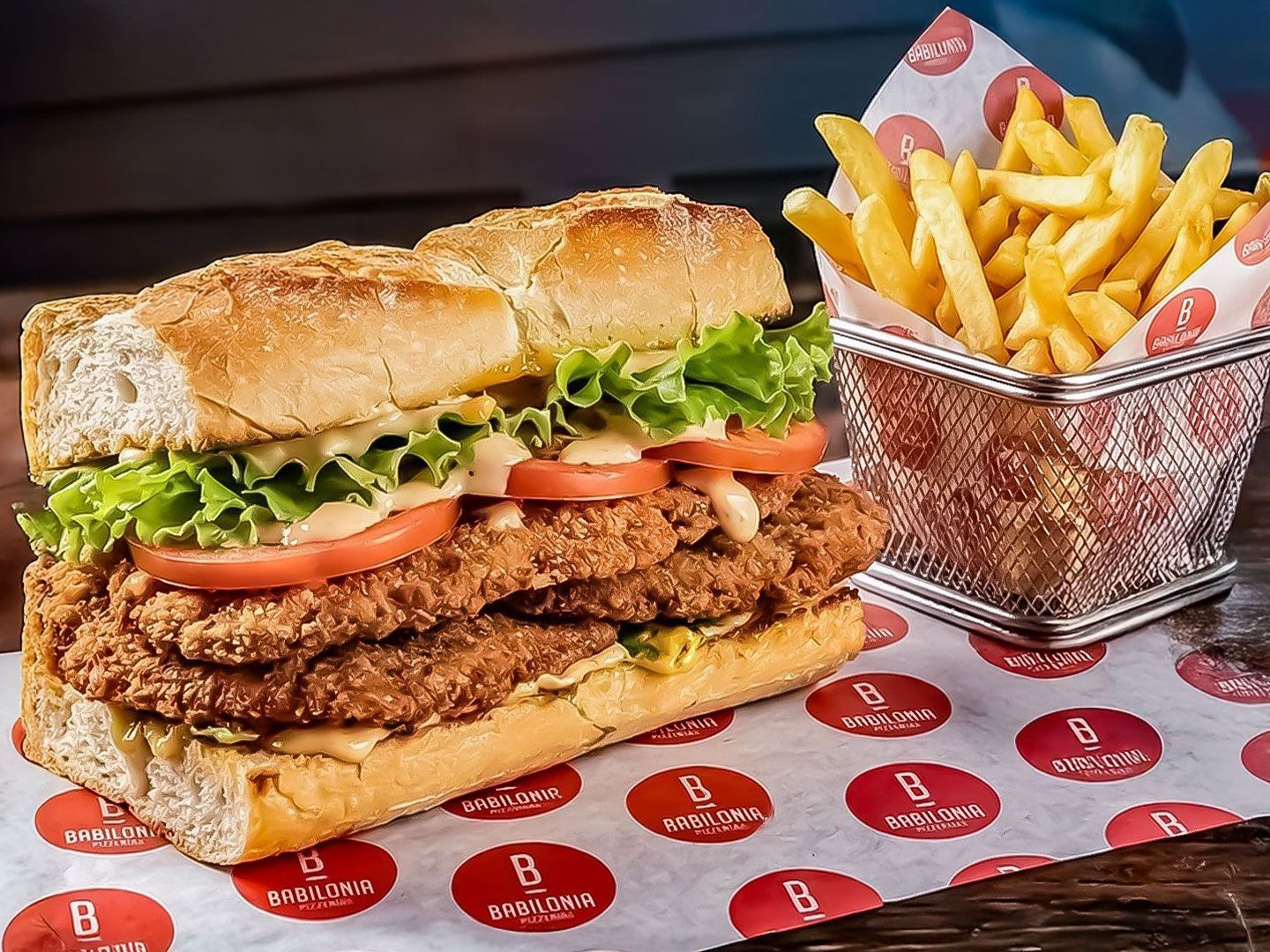 2x sandwich de milanesa simple