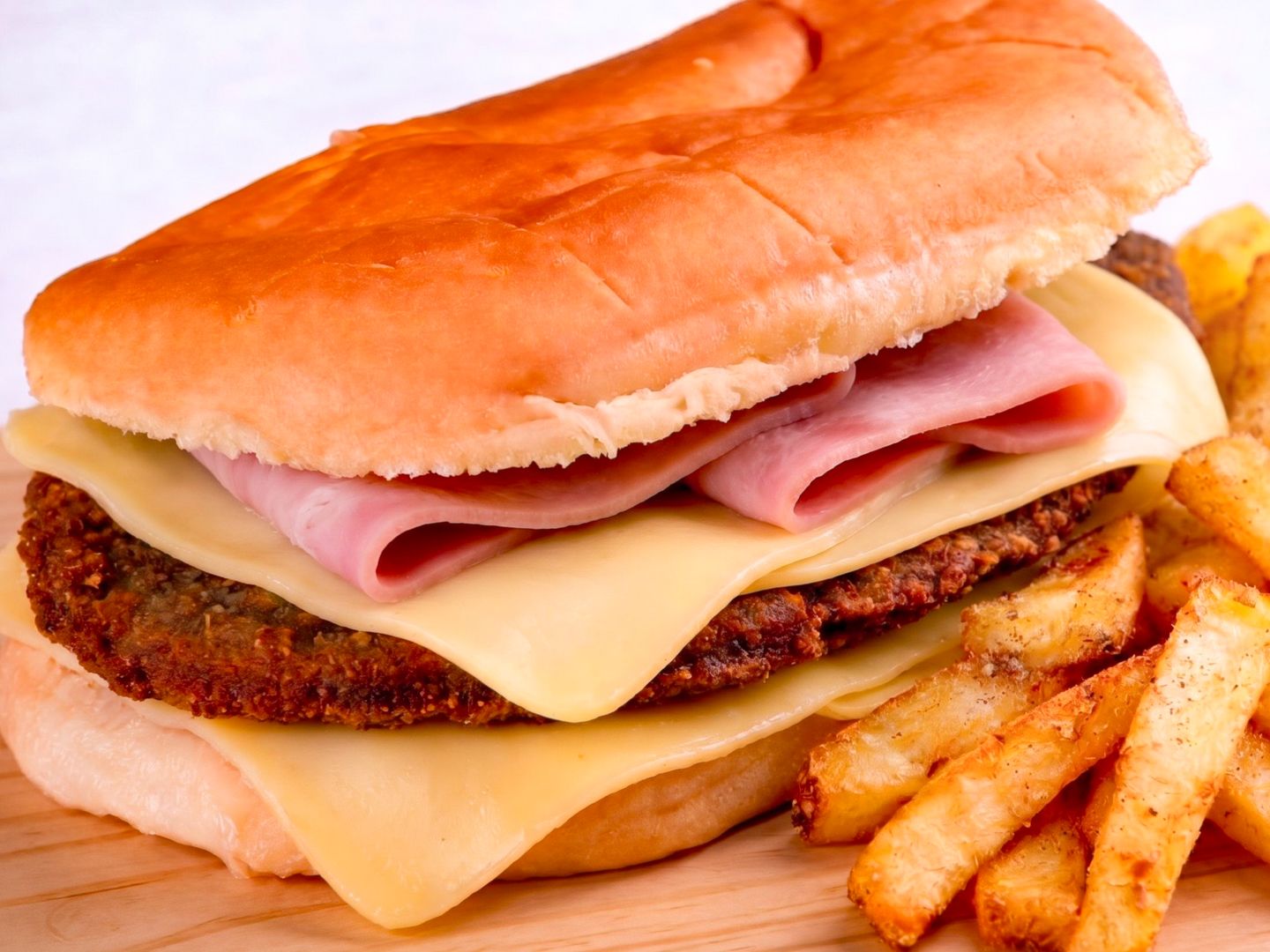 Sándwich de milanesa común