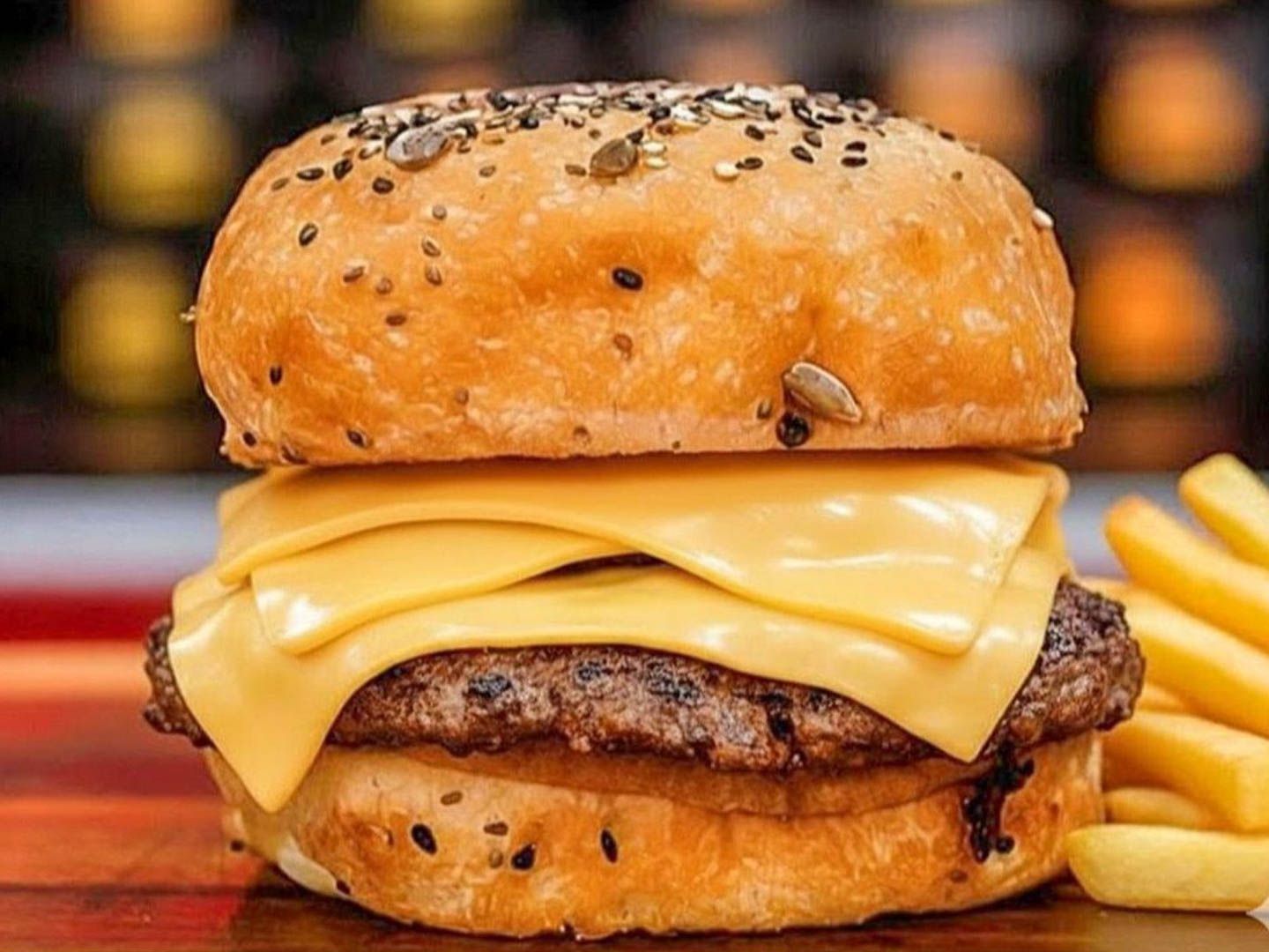 Hamburguesa cheese burger+f