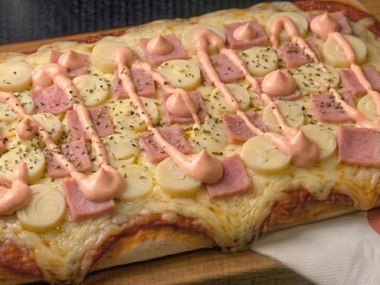 Pizza dinamarquesa 4p.