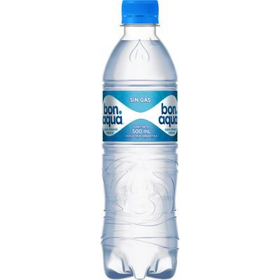 Agua mineral sin gas 500 cc.