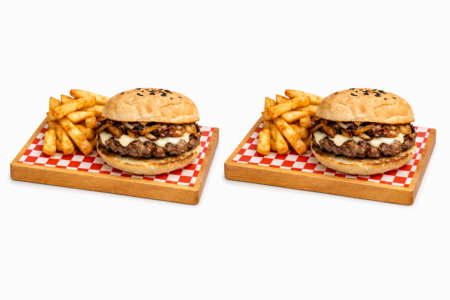 2x hamburguesa krabs + papas