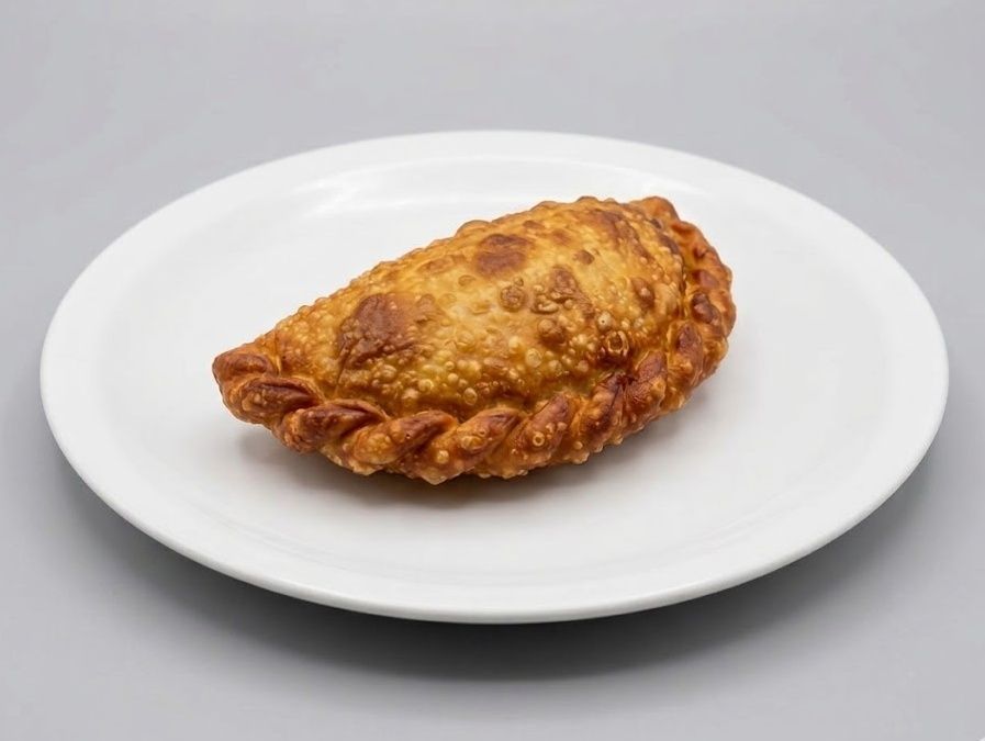 Empanada de carne dulce.