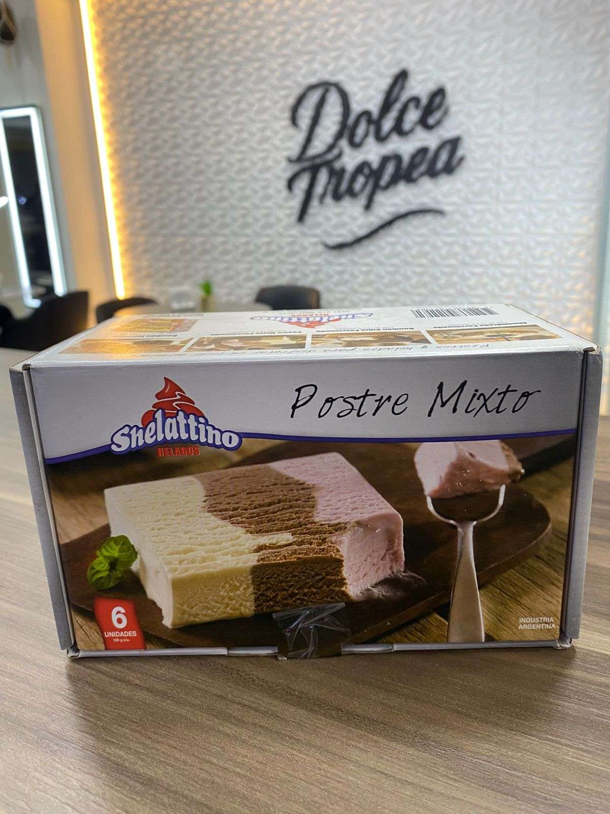 Postre Helado Tricolor