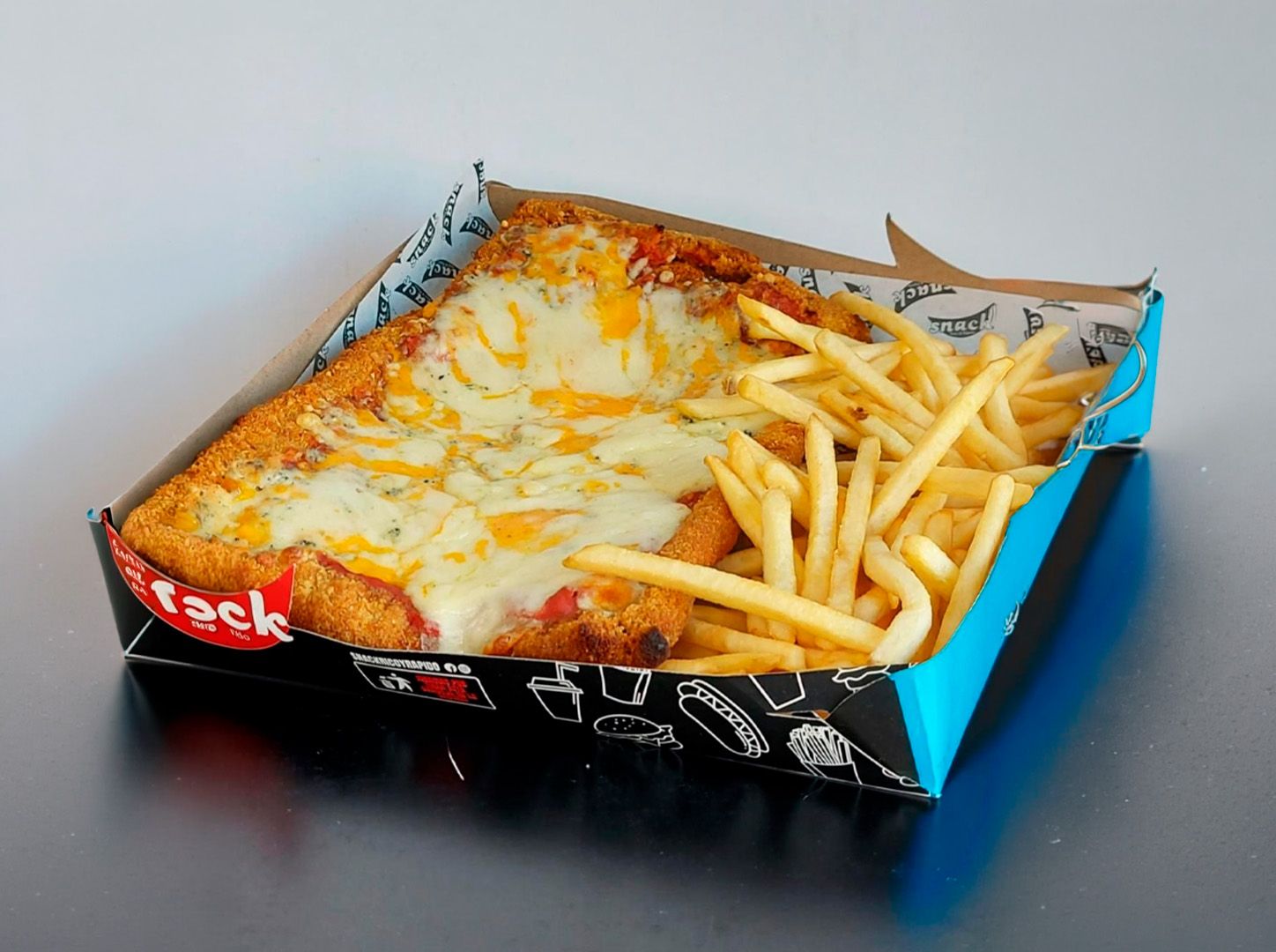 Combo - 3 milanesas muzzarella + fritas