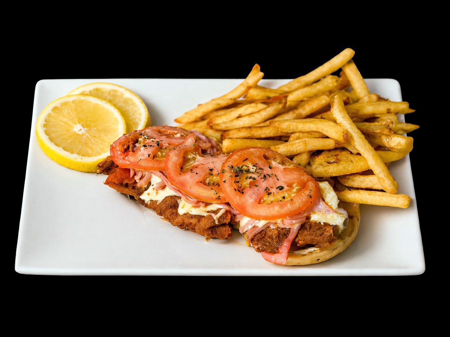 Milanesa a la pizza