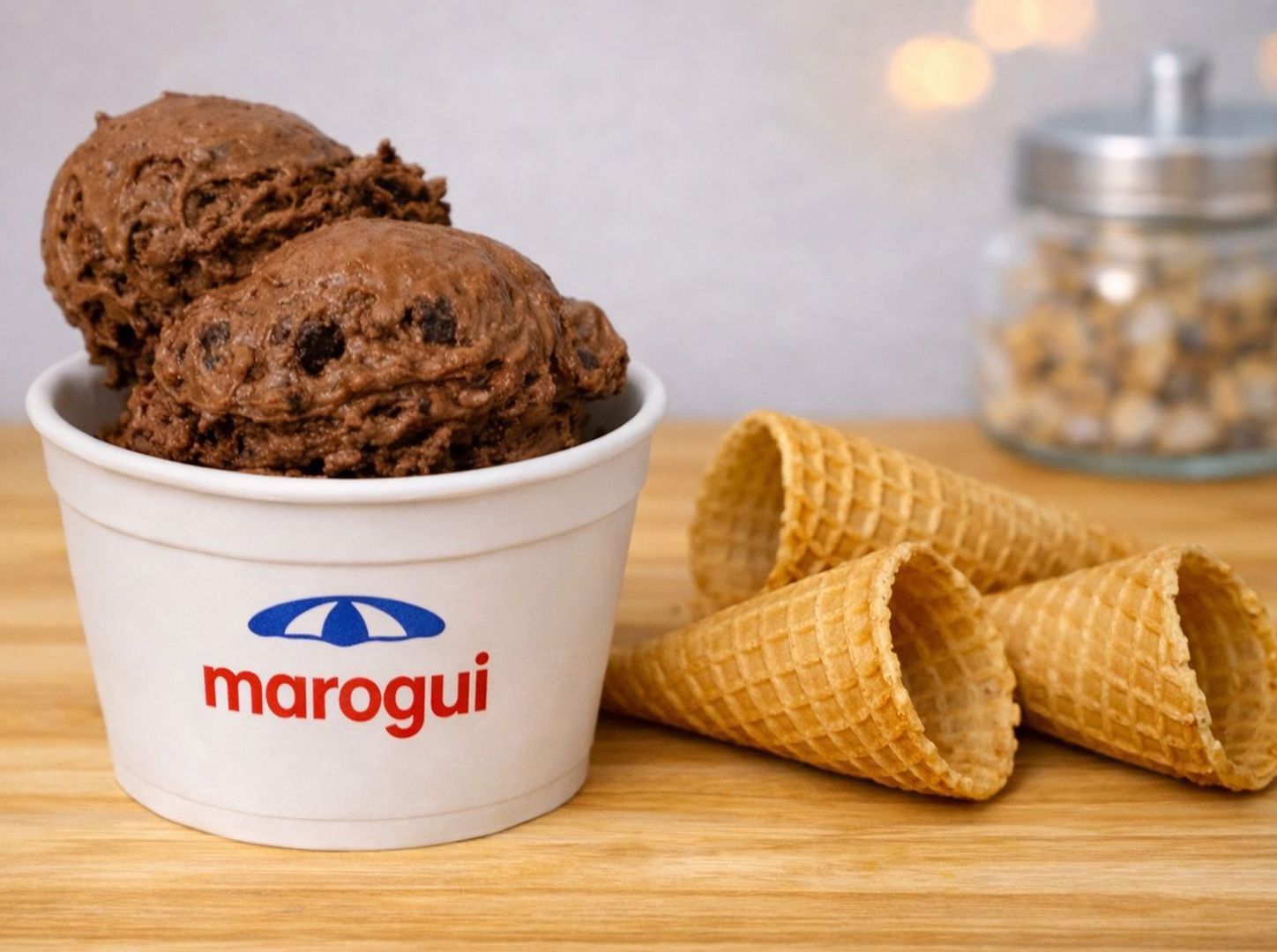 Helado por 1 kg + 3 cucuruchos
