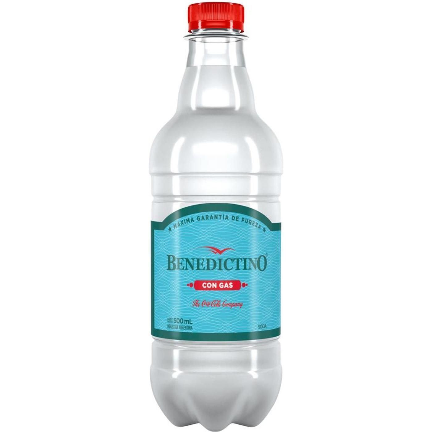 Agua mineral con gas 500 ml