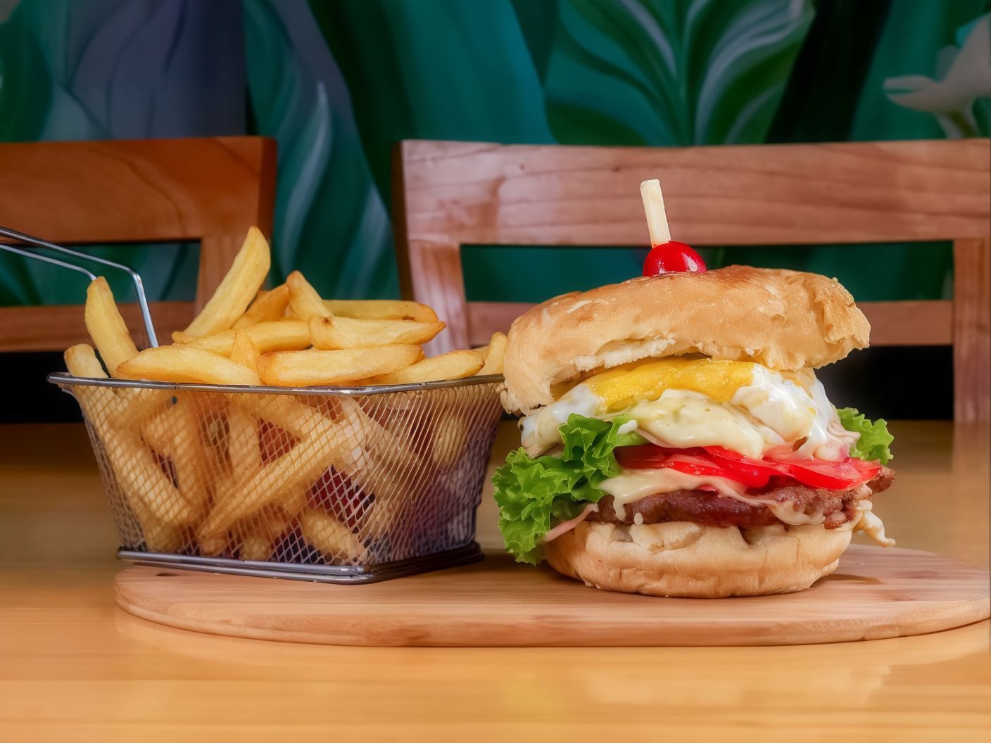 Hamburguesa las gardenias