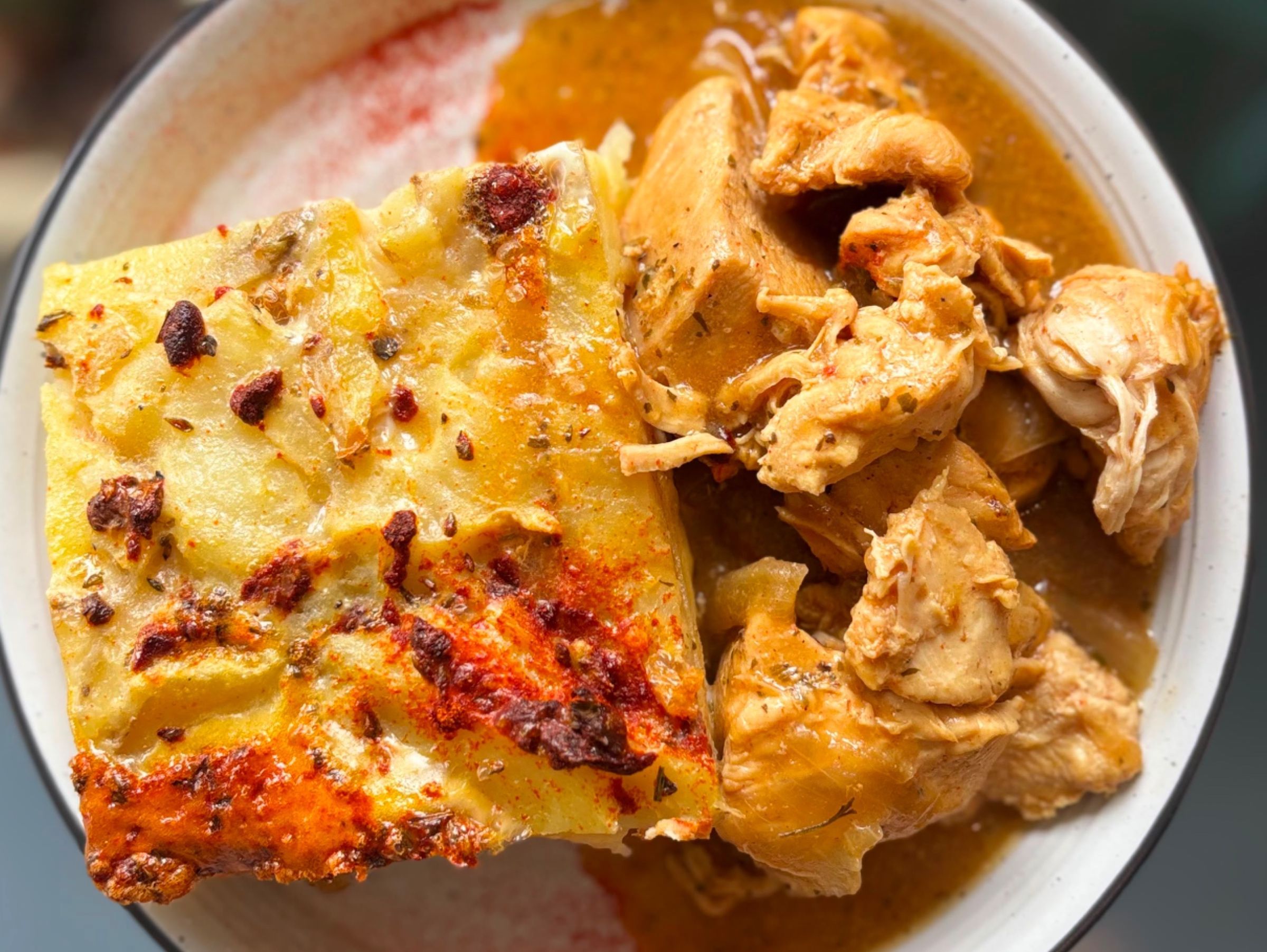 Pechuga de pollo con verduras
