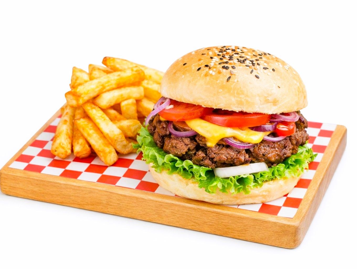 Hamburguesa patricio +fritas