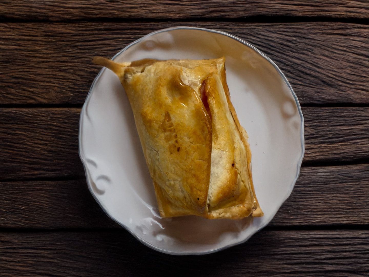 Empanada de panceta y morrones