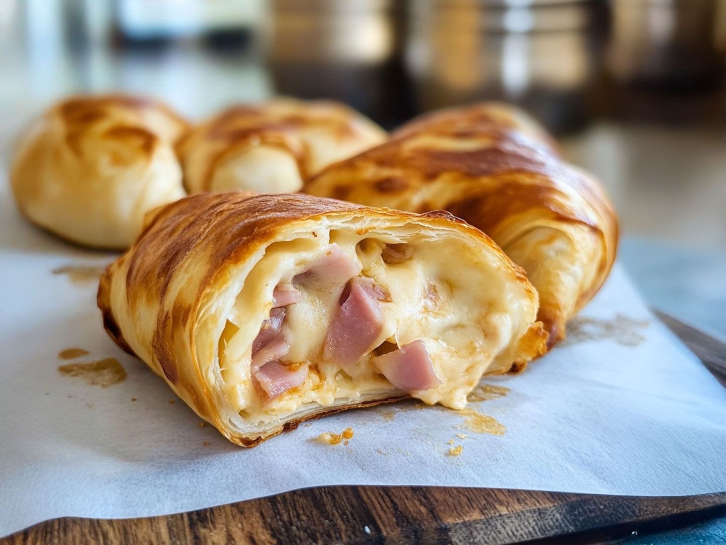 Empanada de jamón y queso