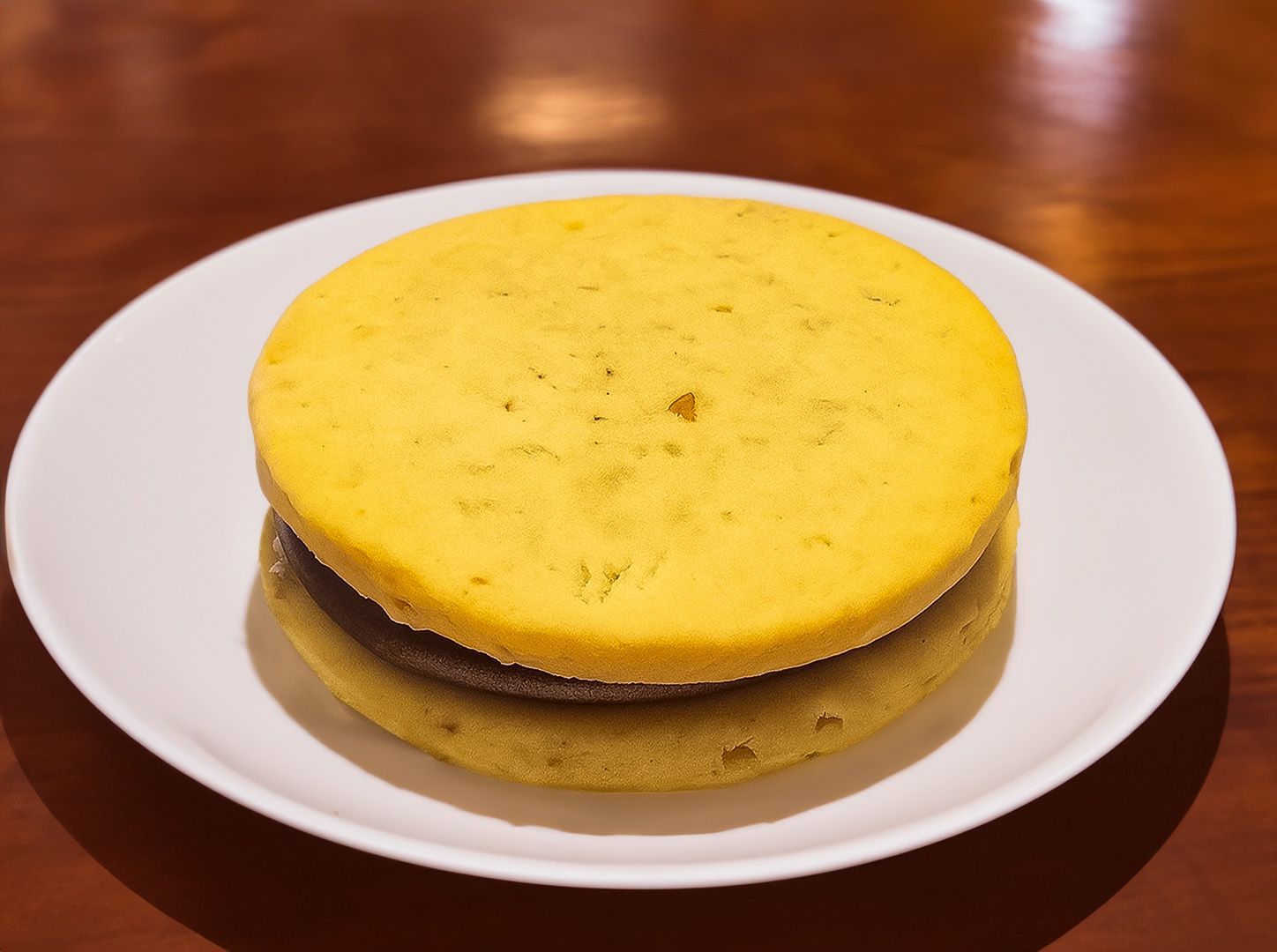 Alfajor nuez y dulce de leche