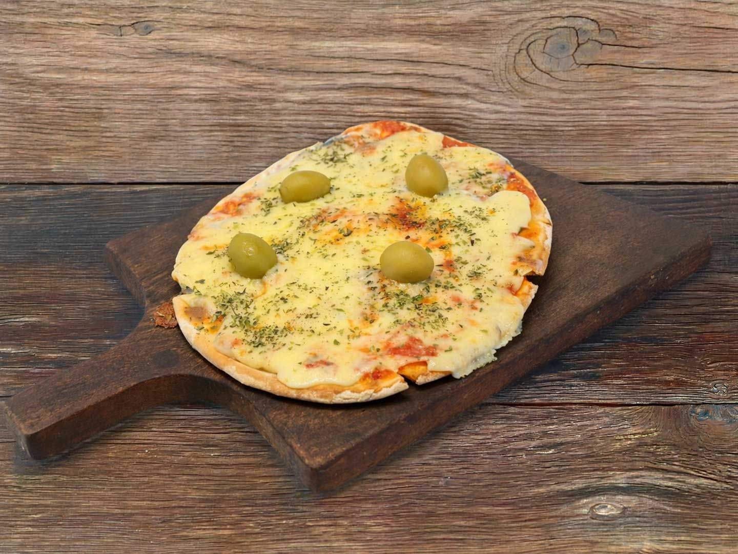 Pizza muzzarella -4 porciones