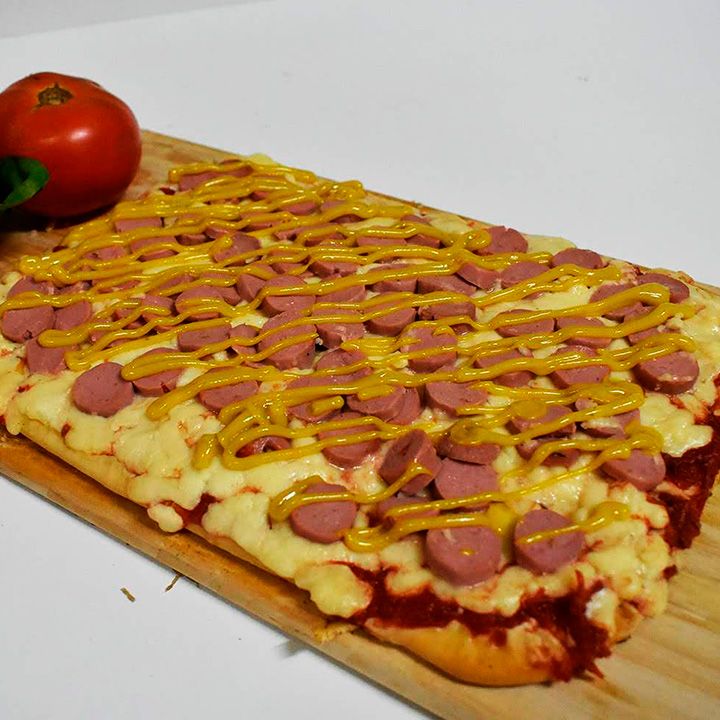 Pizza Con Mostaza