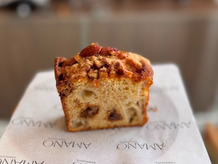 Budín de manzana y almendras