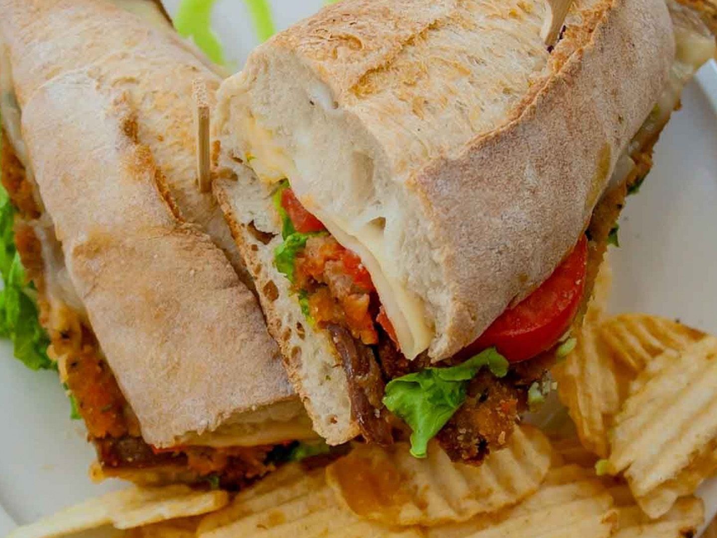 Sándwich Con Milanesa De Lomo