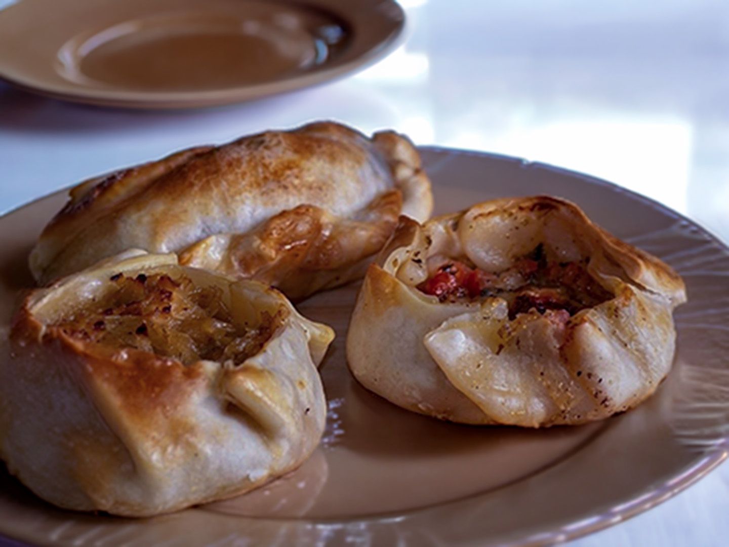 Empanada panceta azul y verdeo