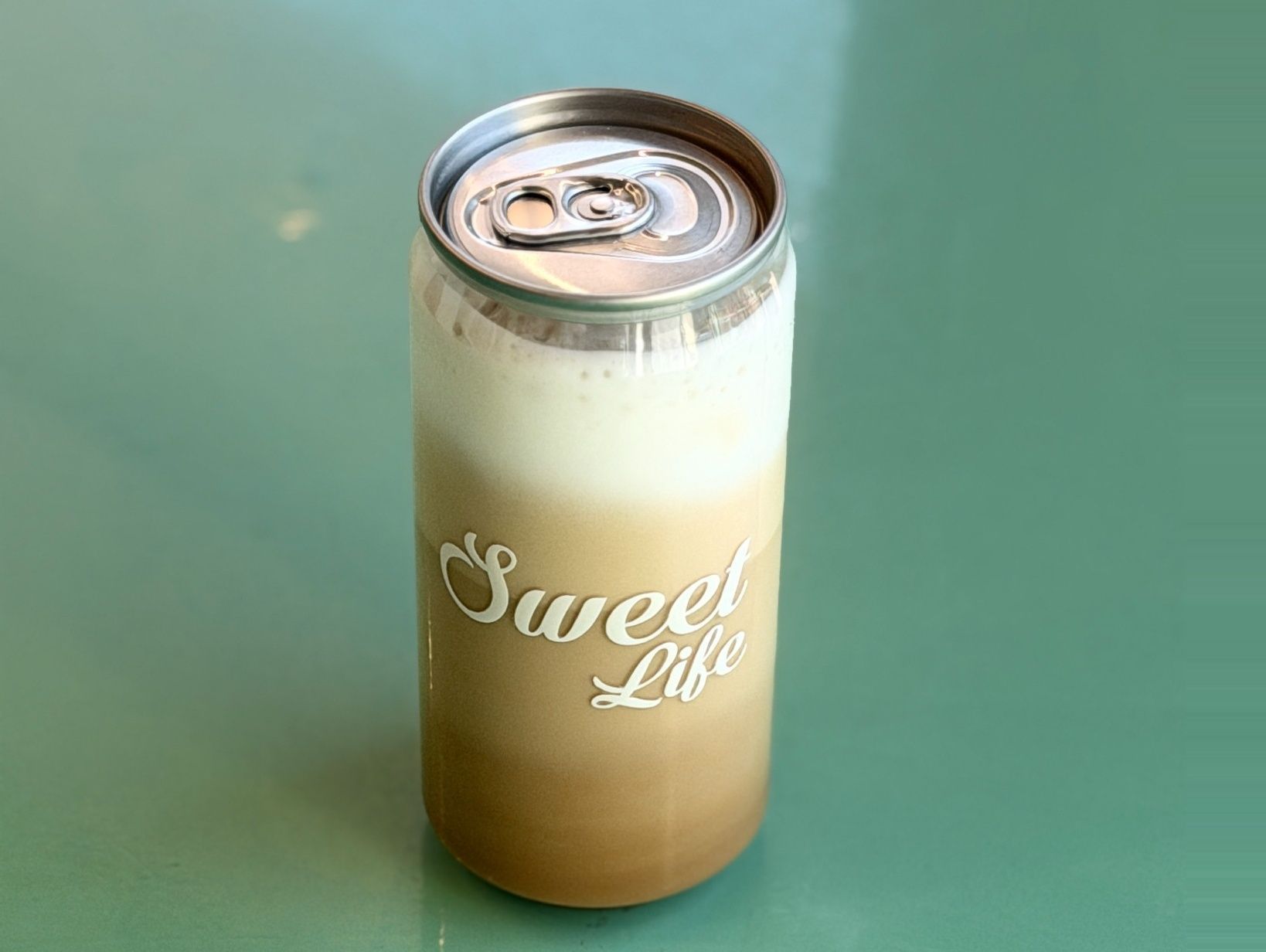 Iced latte de pistacho lata