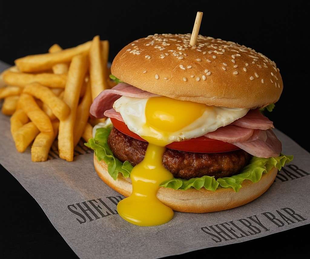 Hamburguesa Completa + Papas