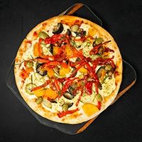 Pizza Grillé de Vegetales