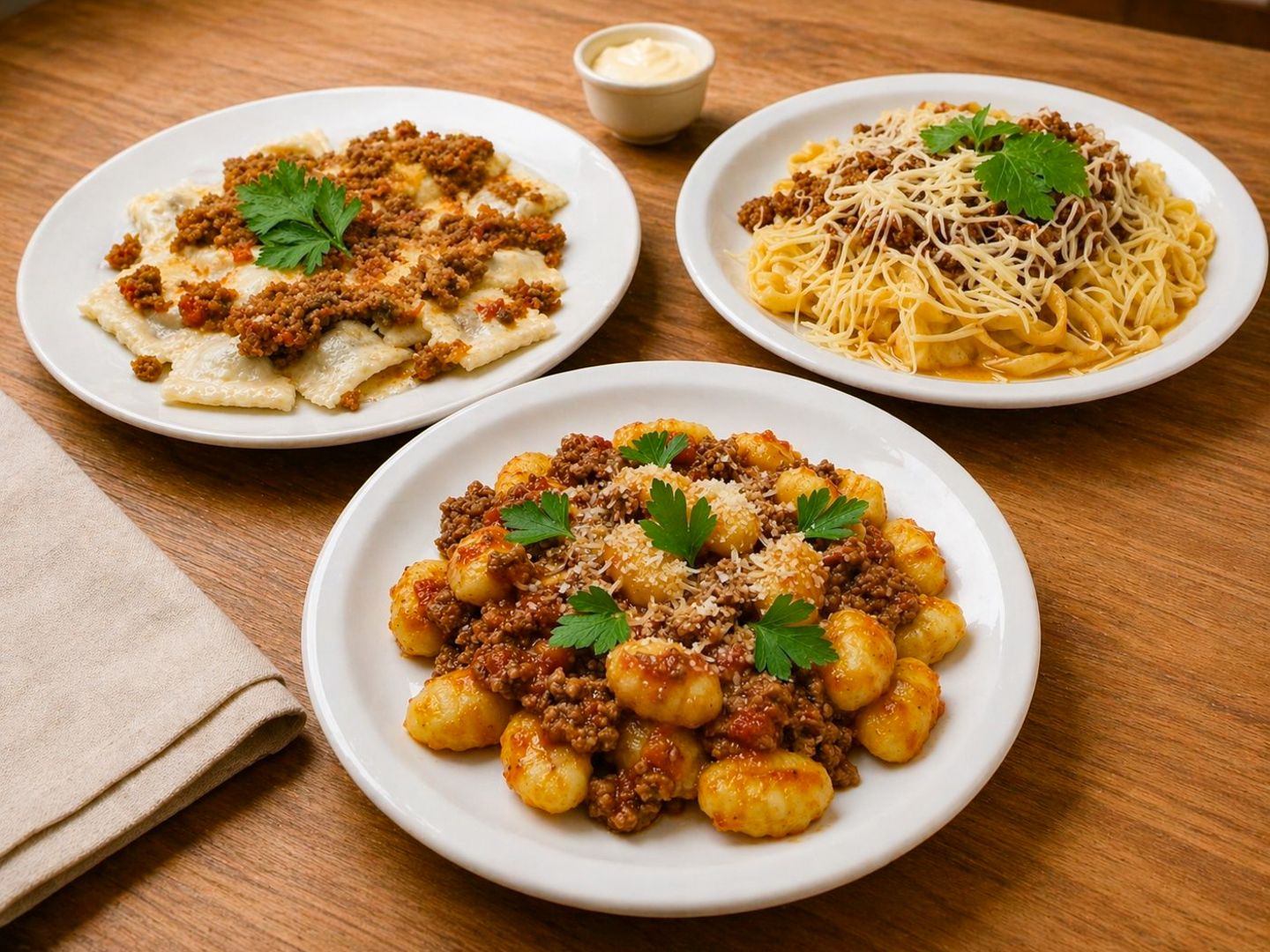 Pasta a elección con salsa bolognesa