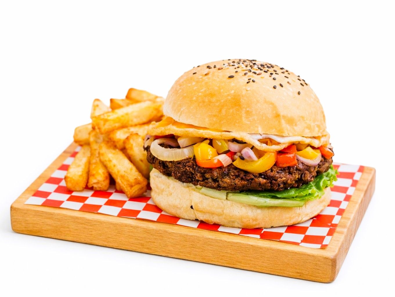 Hamburguesa bobby love +fritas