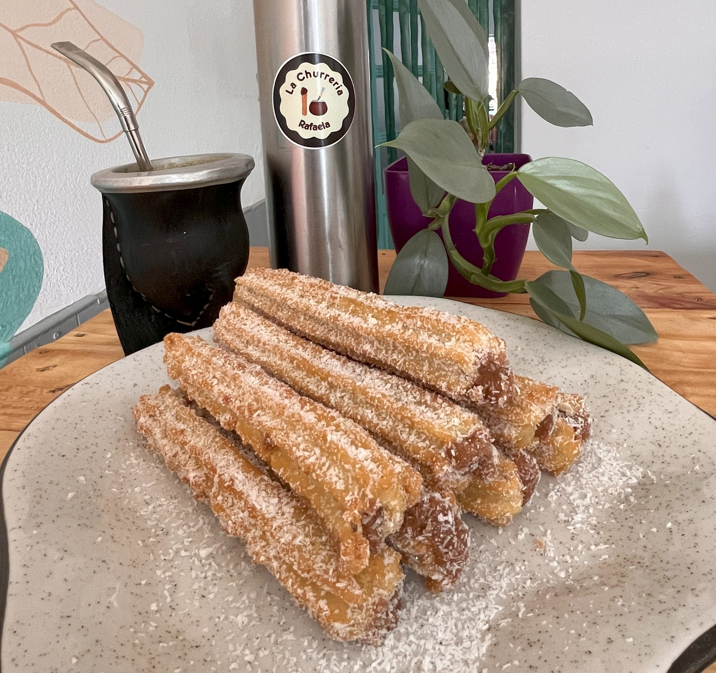 Churros de ddl y coco (12 unidades)