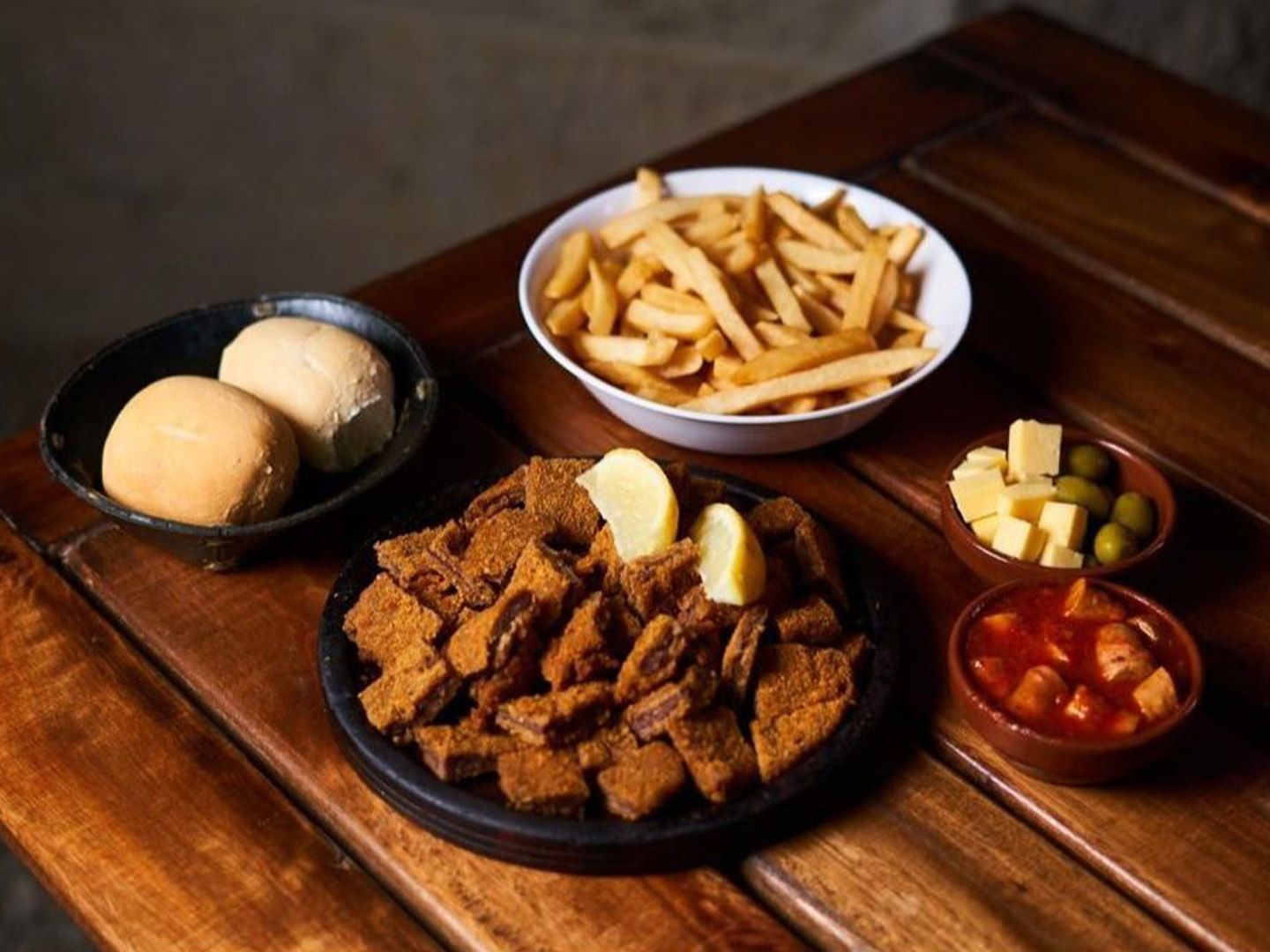 Picada de milanesa para 4