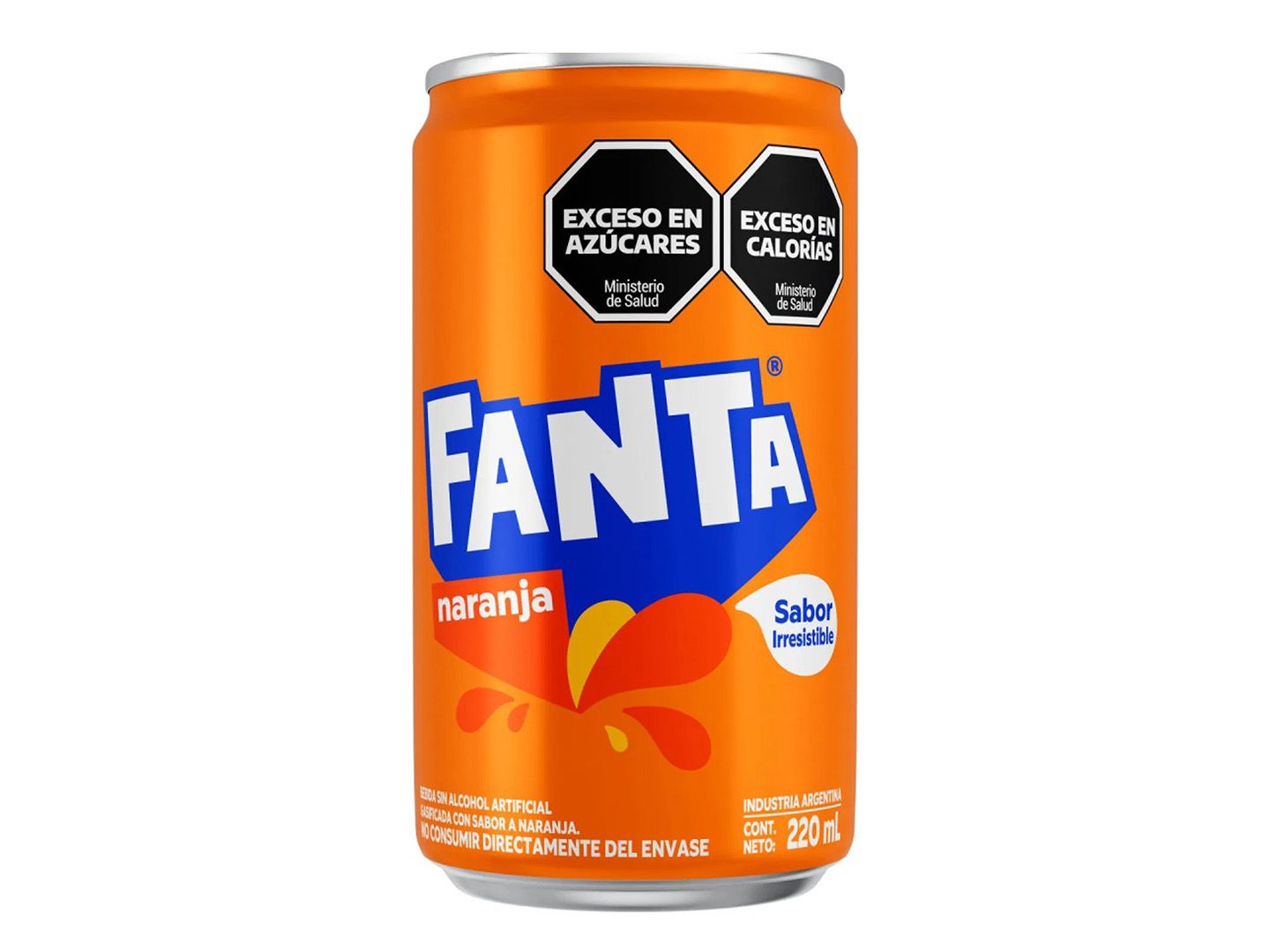 Gaseosa Fanta Naranja Mini Lata 220 ml