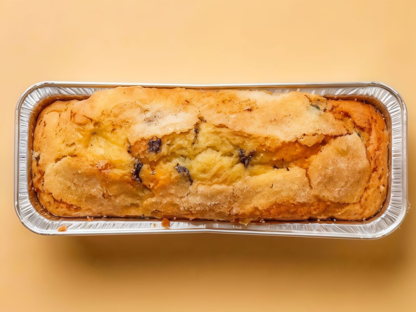 Budín de vainilla y chips