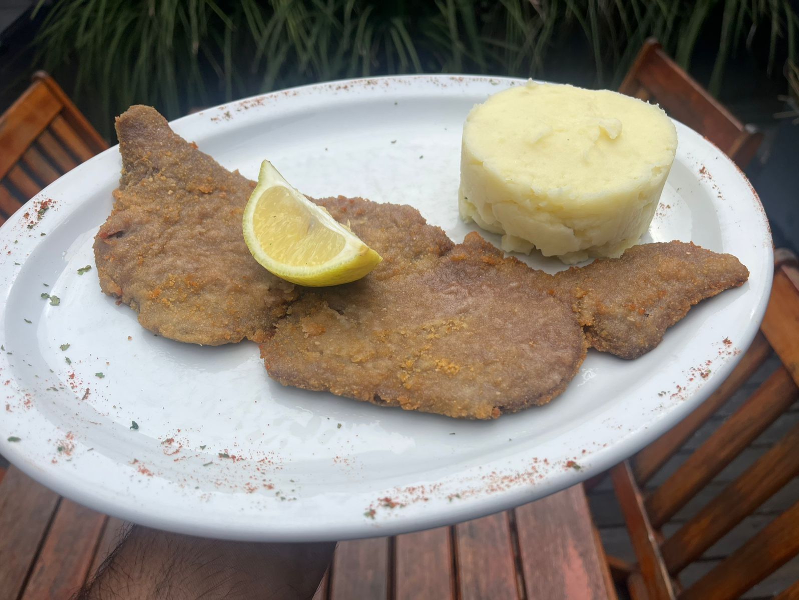 Milanesa con guarnición