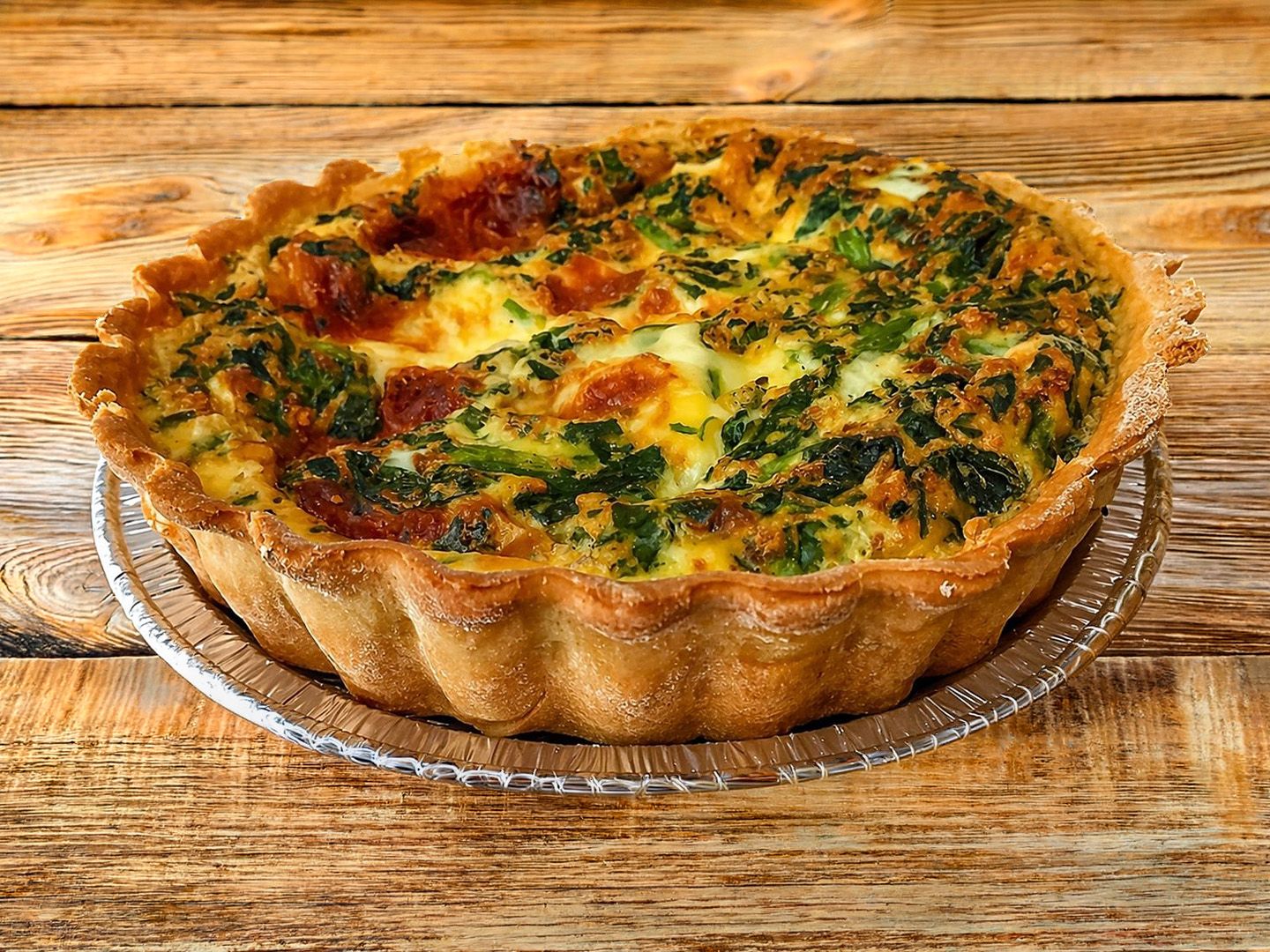 Tarta individual acelga