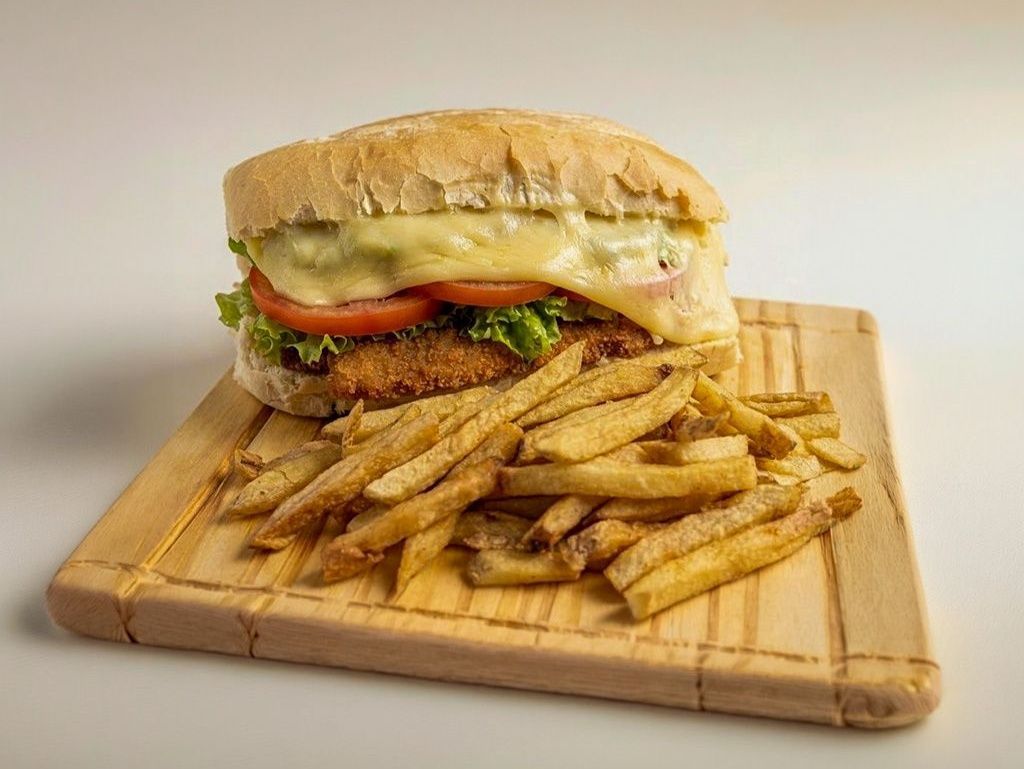 Sándwich de milanesa simple