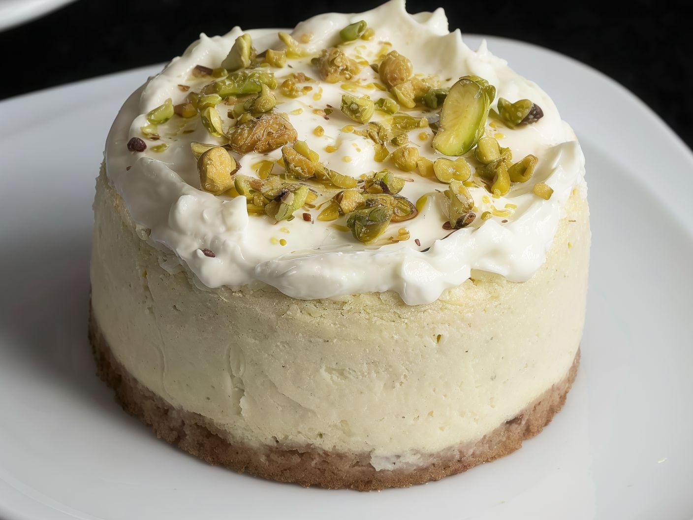 Cheesecake de pistacho