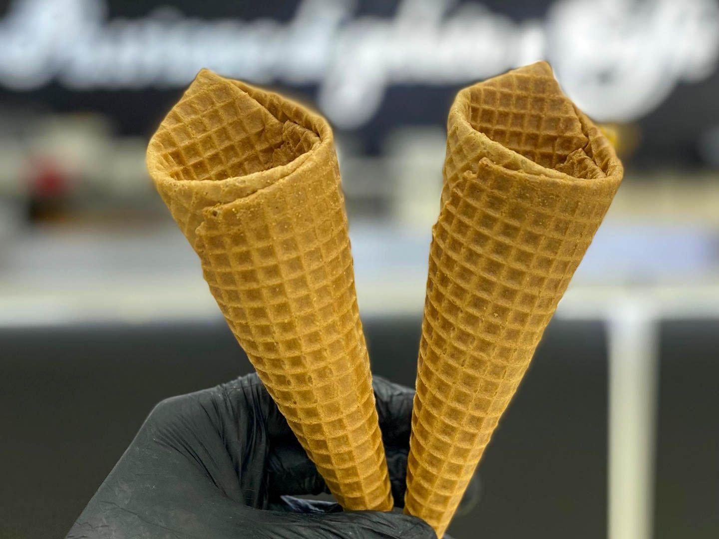Barquillos de helado