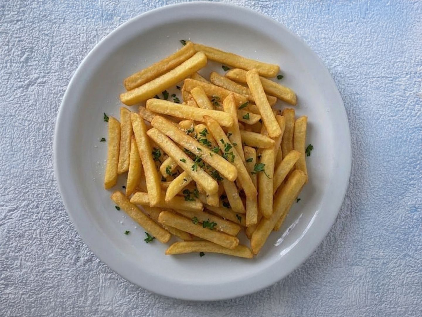 Papas bastón porción.