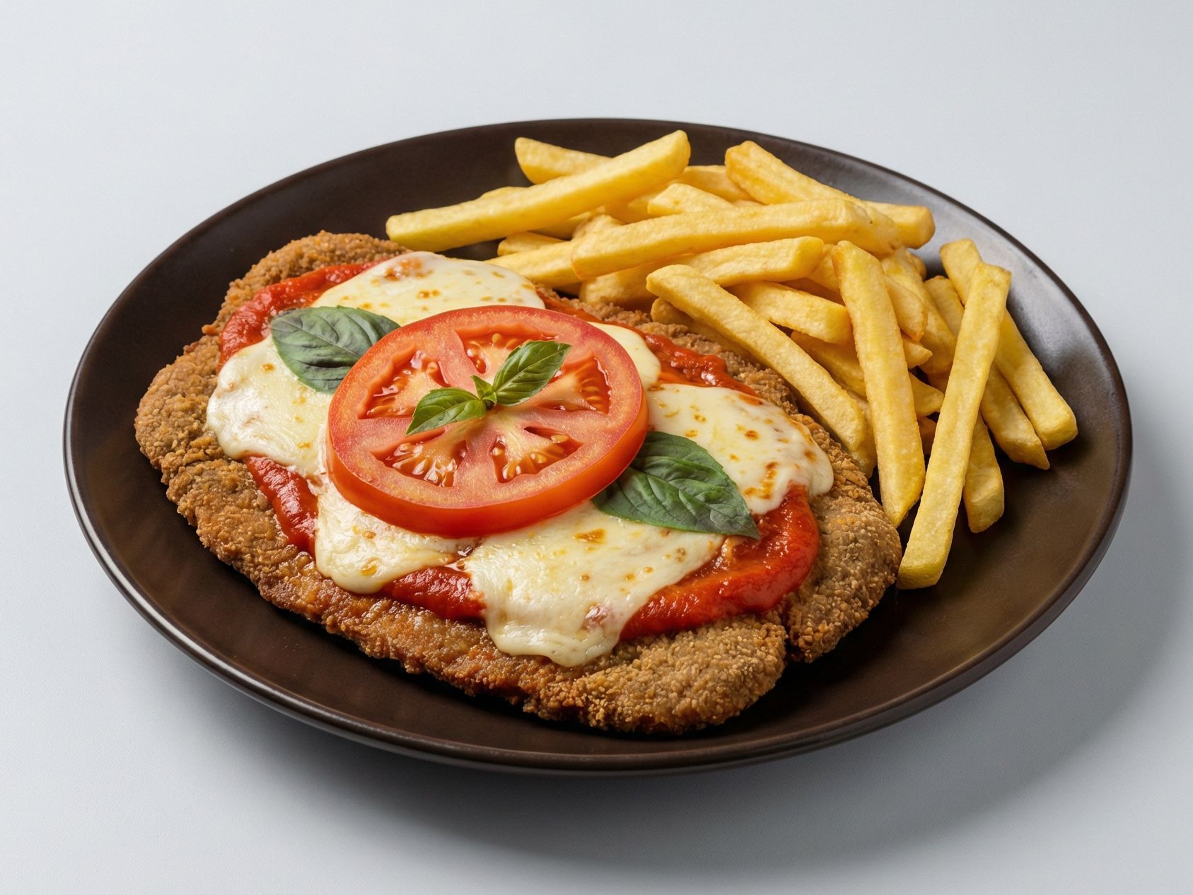 Milanesa napolitana + fritas