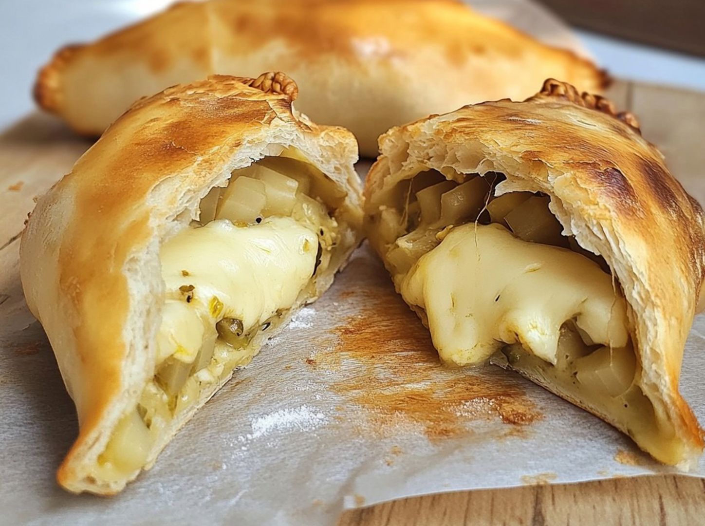 Empanada queso y cebolla