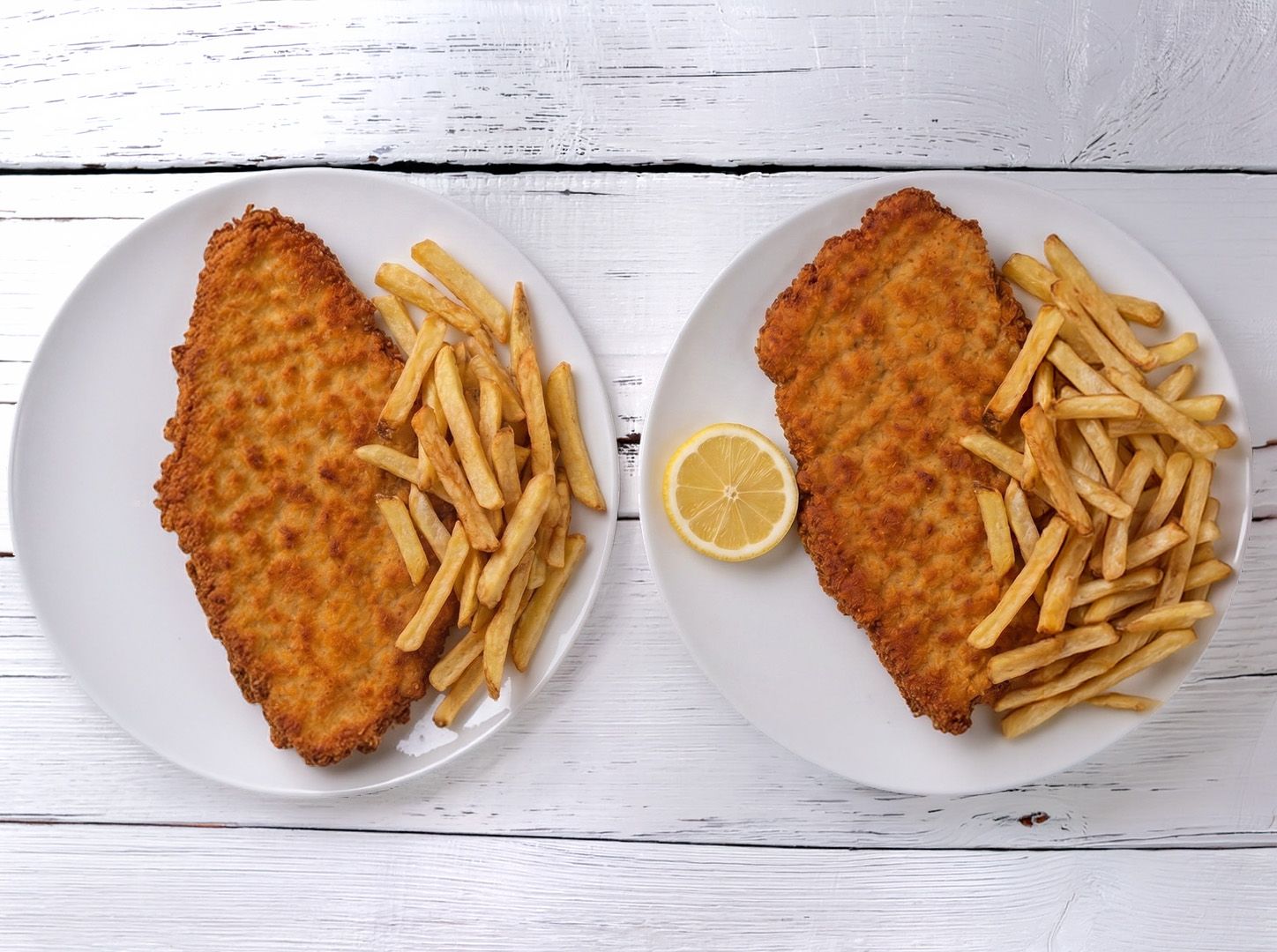 Milanesas de pollo x2 con guarnición