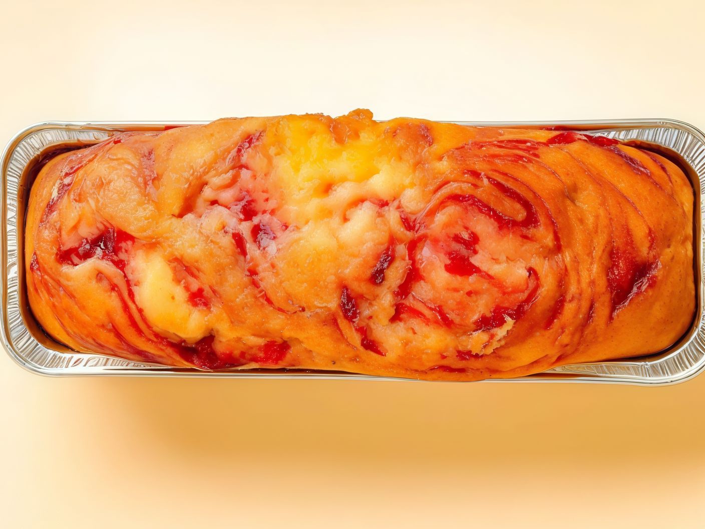 Budín vainilla y frutos rojos