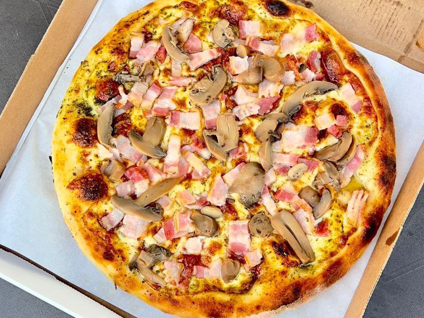 Panceta y Champiñones