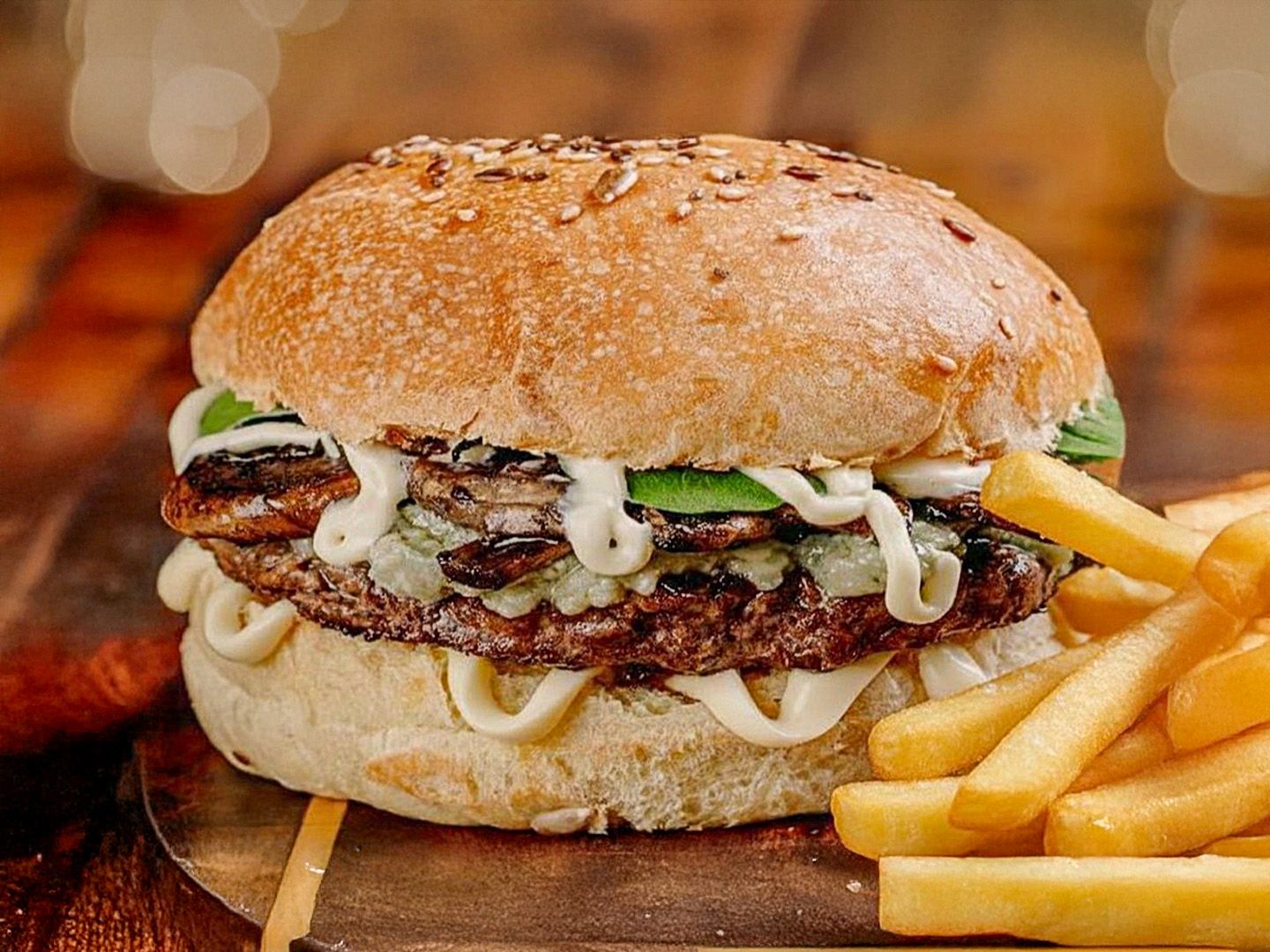 Hamburguesa juana de arco +f