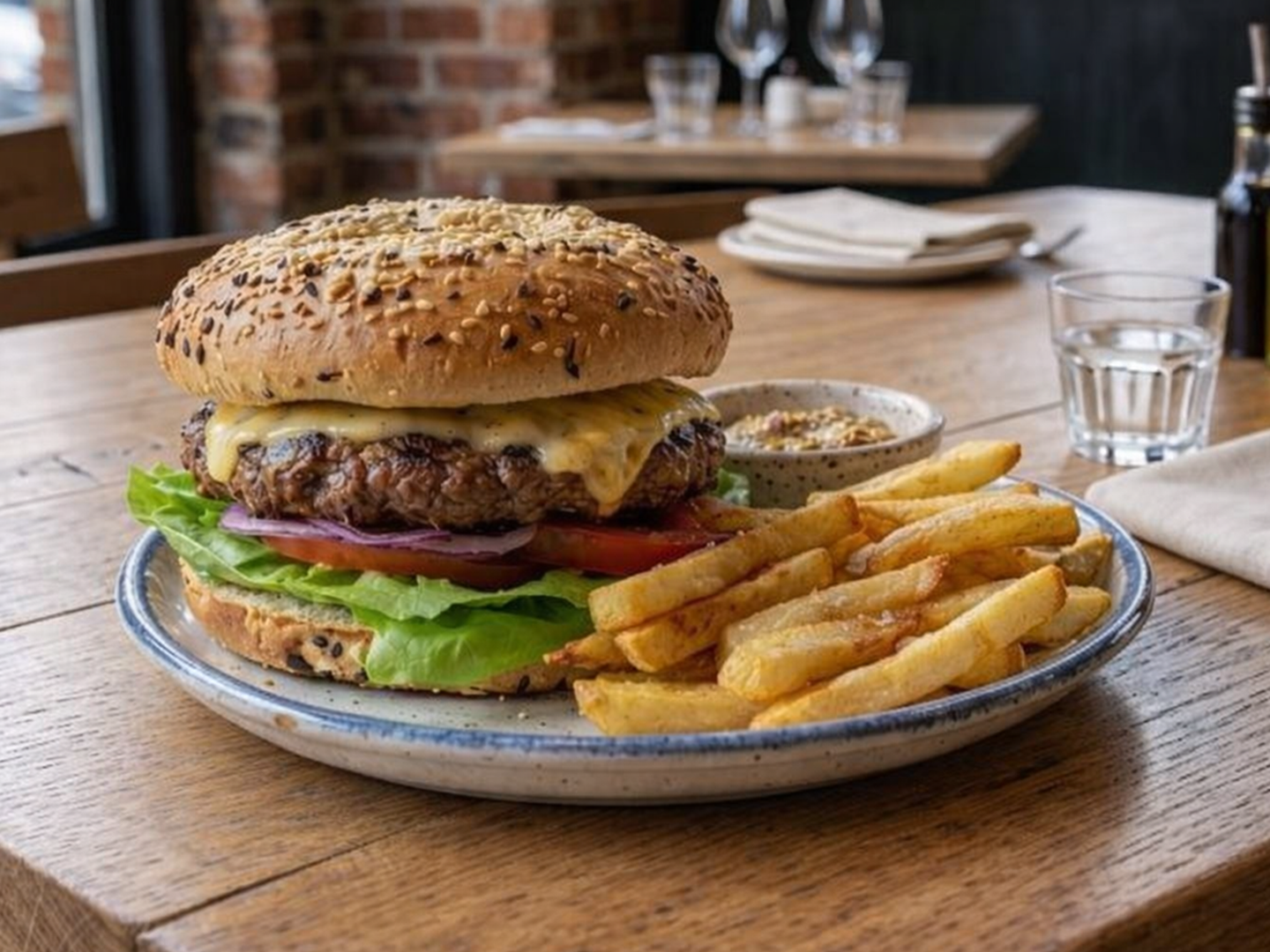 Valentino´s Burger + bebida de regalo