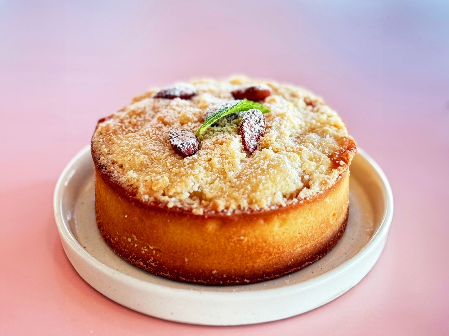 Crumble peras arandanos indiv.