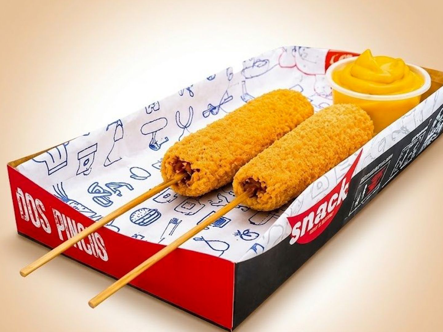 Pinchos (2 unidades) y dip